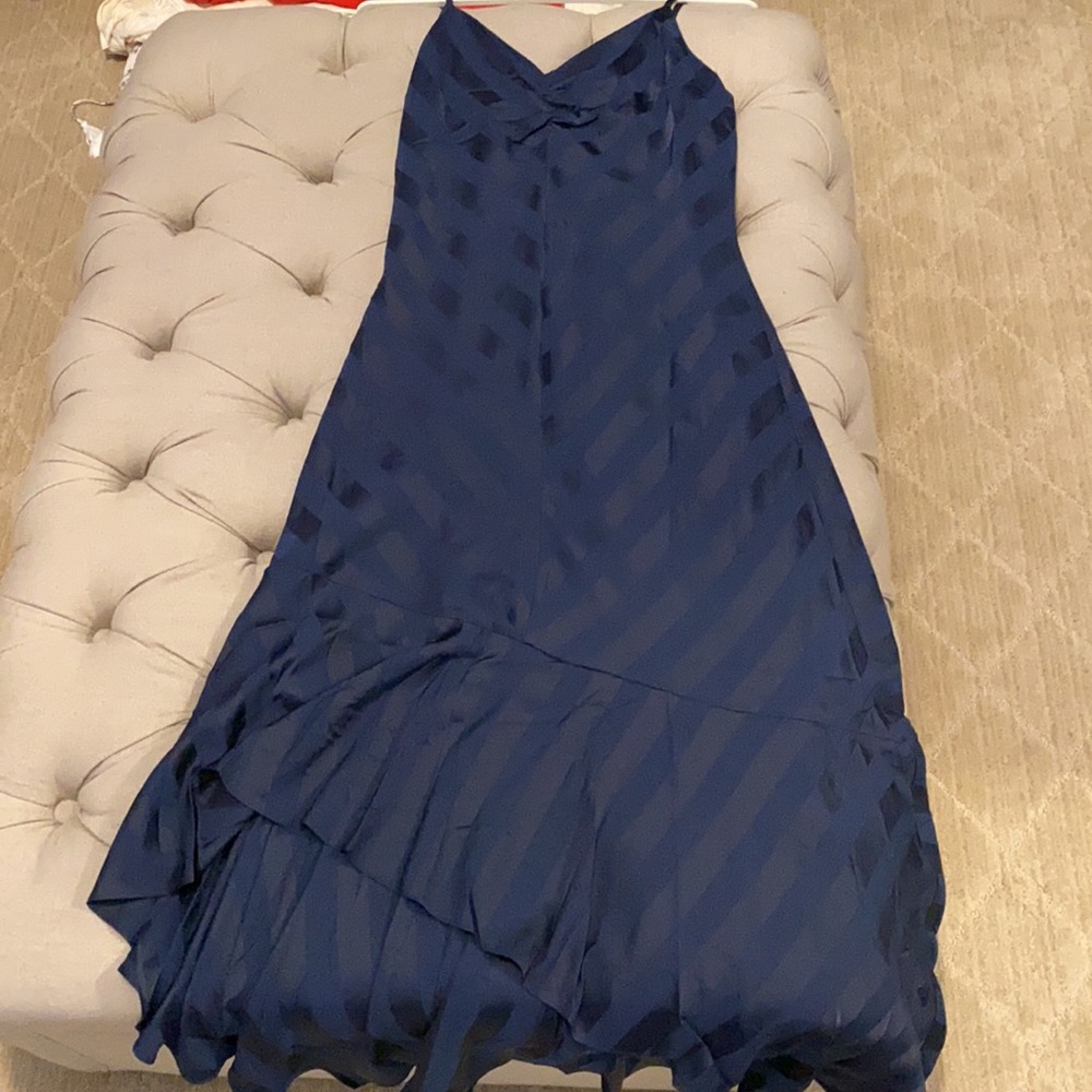 Vici satin high low maxi dress